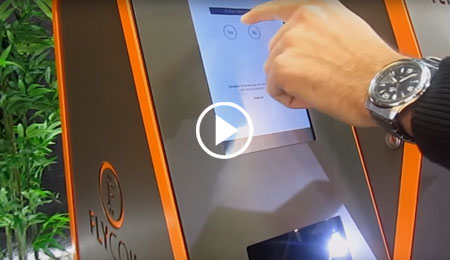 FLYCOIN : Quiosque digital ATM para PAYPAL
