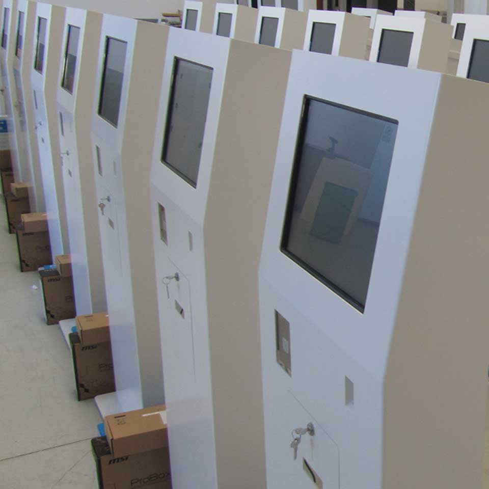 LARGE-SCALE PRODUCTION OF INTERACTIVE KIOSKS FOR ARABIA