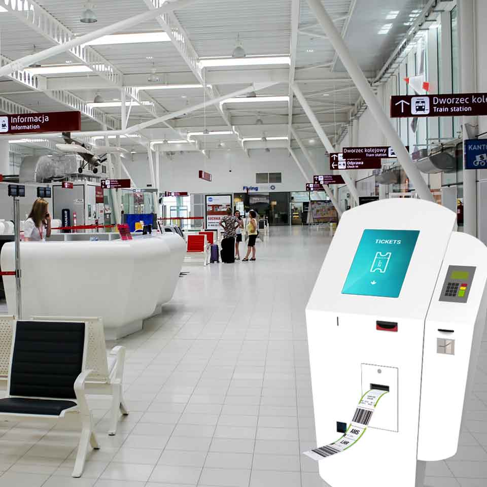 SELF-SERVICE BAG DROP KIOSKS FOR AIRPORTS