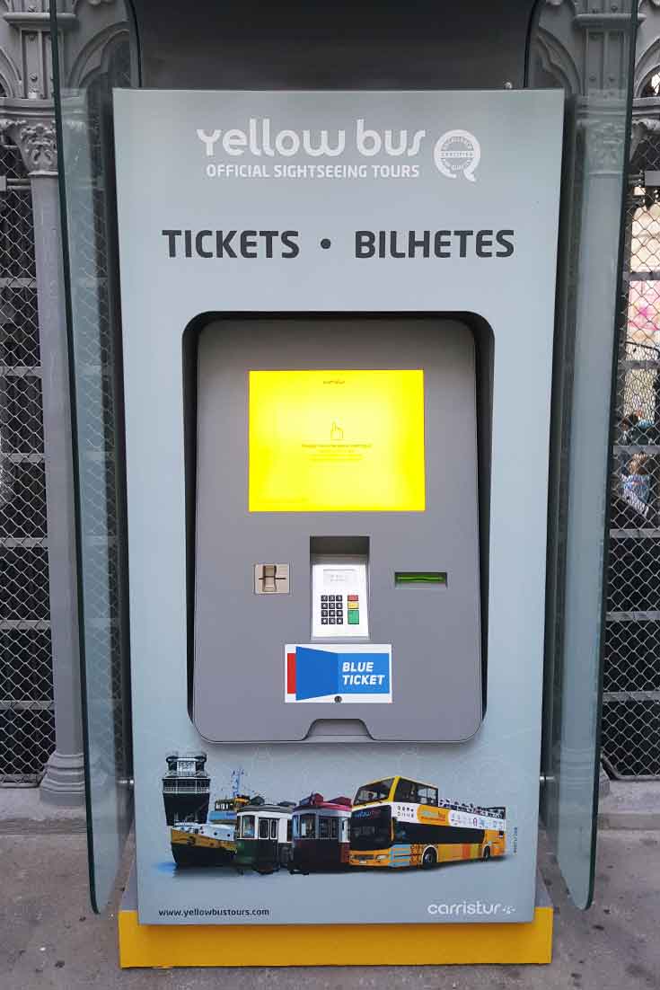SELF-SERVICE KIOSK: TICKET SALE FOR YELLOW BUS - TOURISM