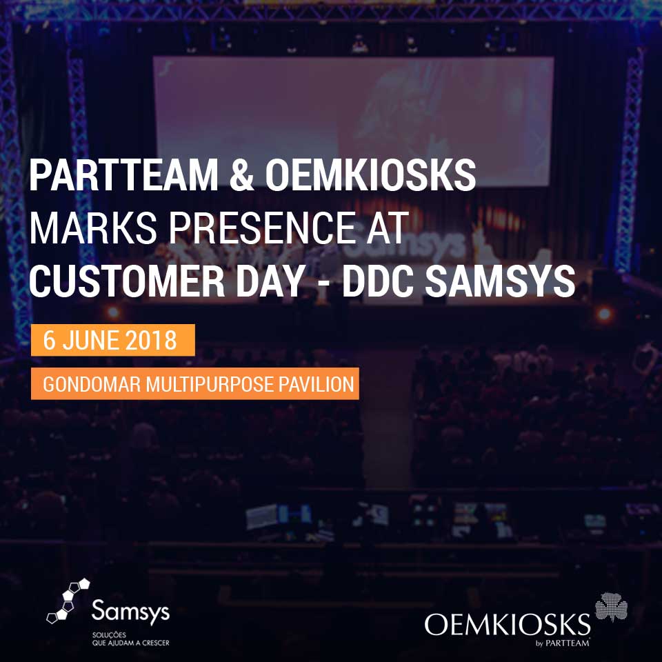PARTTEAM & OEMKIOSKS marks presence at Customer Day - DDC 2018 SAMSYS 1