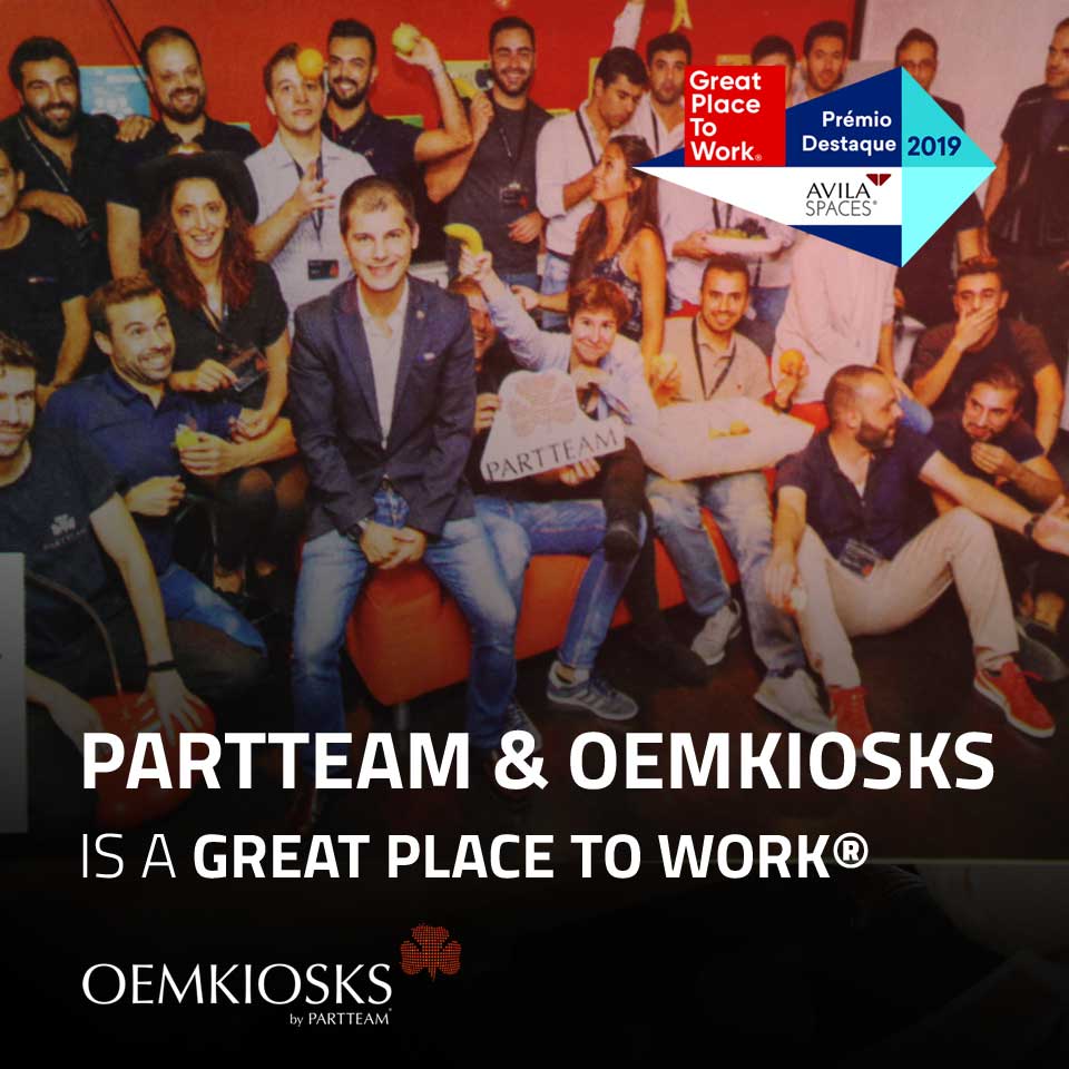 PARTTEAM & OEMKIOSKS RECEIVES AWARD GREAT PLACE TO WORK 2019
