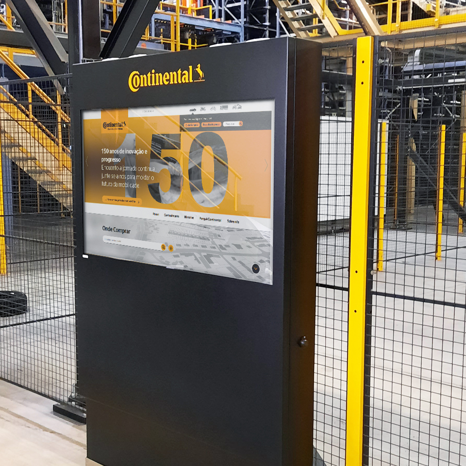 Continental Mabor uses TURIN kiosks for industry