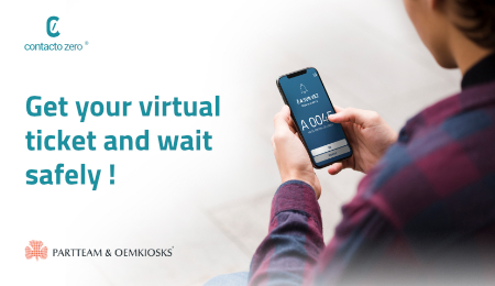 Get your virtual ticket and wait safely with SMS and QR Code QMAGINE reading service