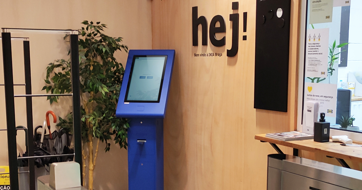 IKEA innovates in managing and registering visits with the support of PARTTEAM & OEMKIOSKS