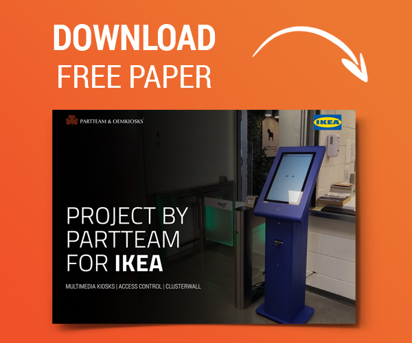 IKEA innovates in managing and registering visits with the support of PARTTEAM & OEMKIOSKS 3
